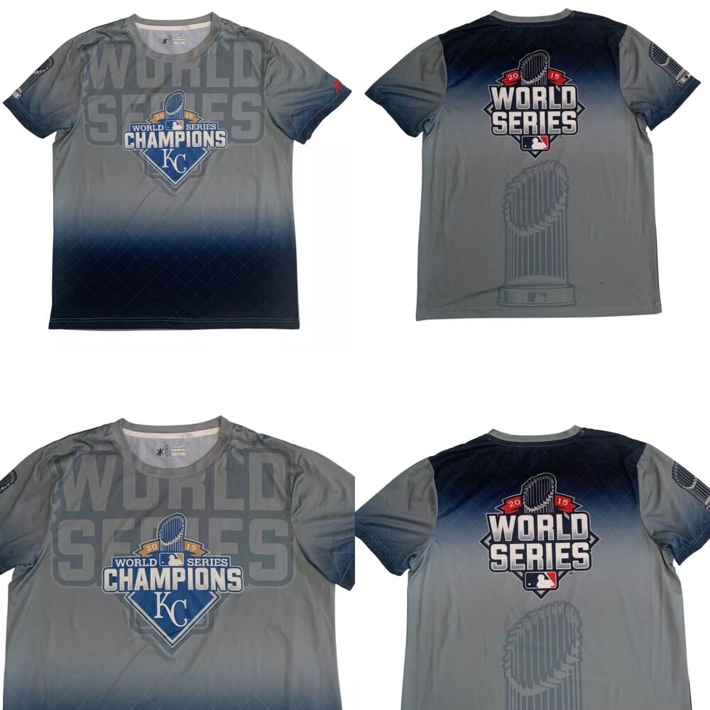 Kansas City Royals 2015 Word Champion Men's Sz L Baseball MLB T-Shirt